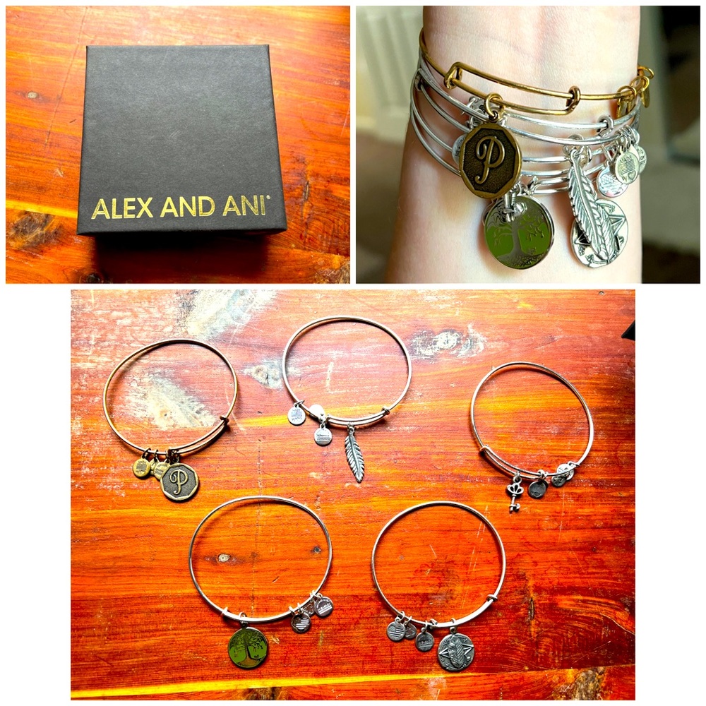 Limited Edition Alex and Ani Bangle Layering Bracelets